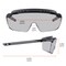 Ergodyne OSMIN, Safety Glasses, Indoor/Outdoor Lens, Matte Black Frame OSMIN-IO - alternate 2
